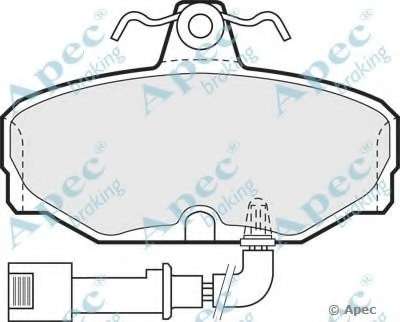 Комплект тормозных колодок, дисковый тормоз