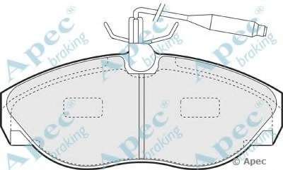 Комплект тормозных колодок, дисковый тормоз
