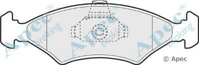 Комплект тормозных колодок, дисковый тормоз