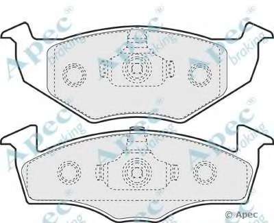 Комплект тормозных колодок, дисковый тормоз