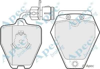 Комплект тормозных колодок, дисковый тормоз