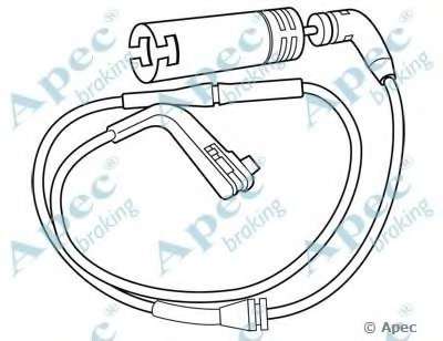 Указатель износа, накладка тормозной колодки