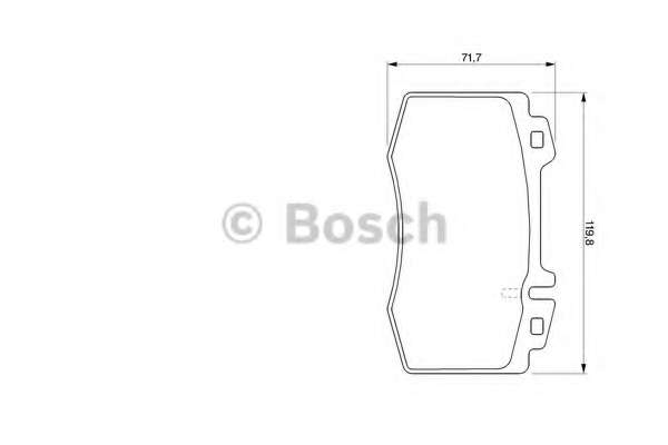 Комплект тормозных колодок, дисковый тормоз