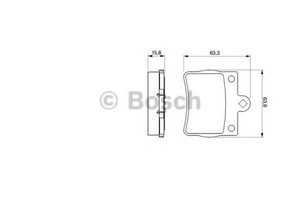Комплект тормозных колодок, дисковый тормоз