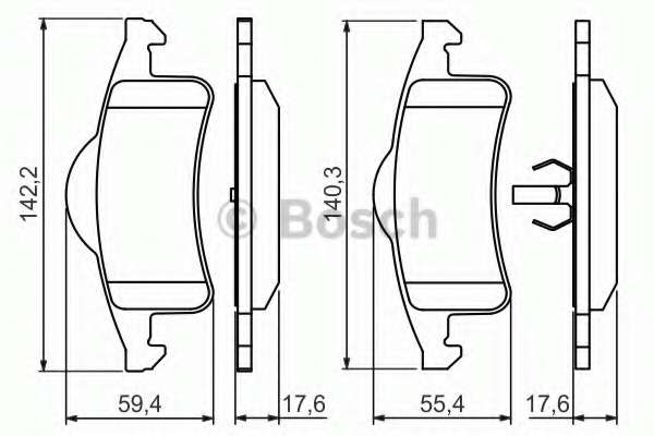 Колодки тормозные (задние) Jeep Grand Cherokee II 99-05