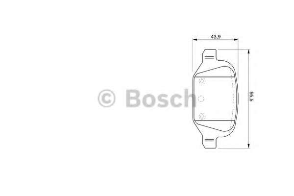 Р-кт гальм. колодок зад. Chrysler Voyager/Opel Combo 05-