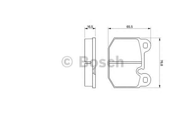 Комплект тормозных колодок, дисковый тормоз