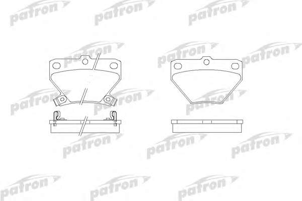 Комплект тормозных колодок, дисковый тормоз