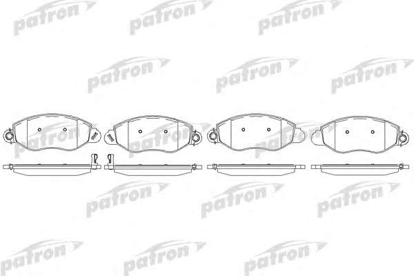 Комплект тормозных колодок, дисковый тормоз