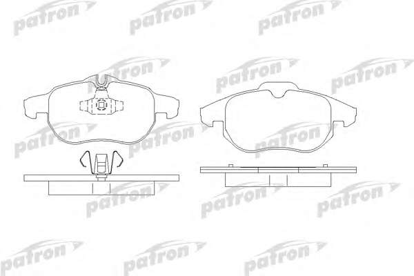 Комплект тормозных колодок, дисковый тормоз