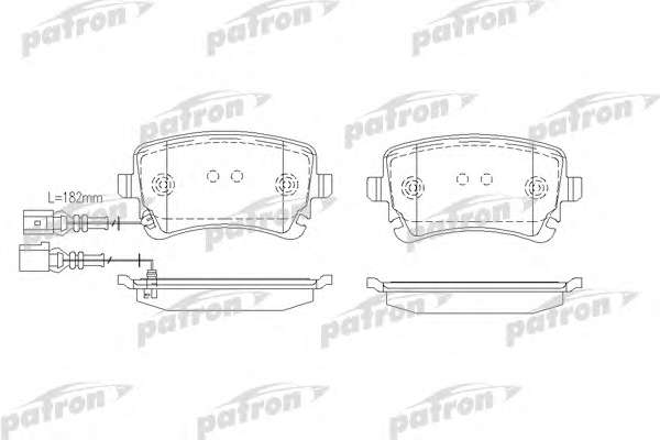 Комплект тормозных колодок, дисковый тормоз