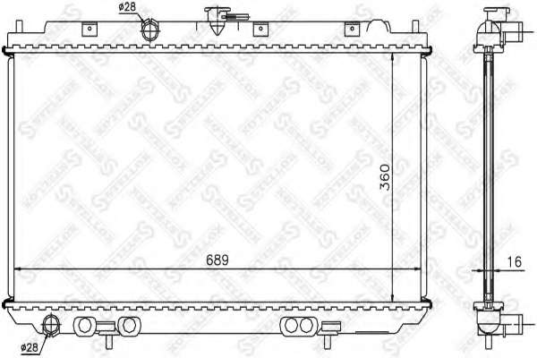 Радиатор, охлаждение двигателя