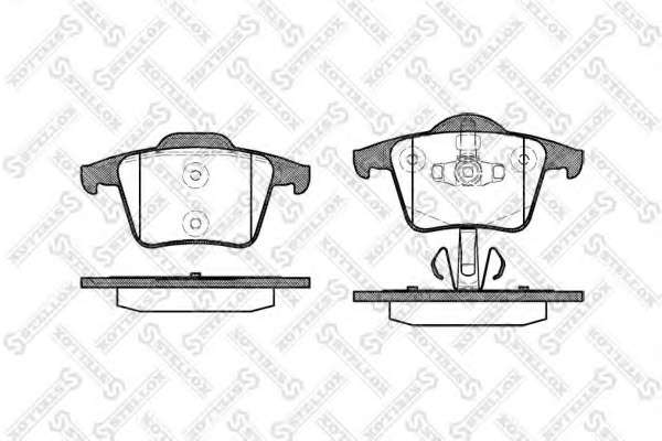 Комплект тормозных колодок, дисковый тормоз