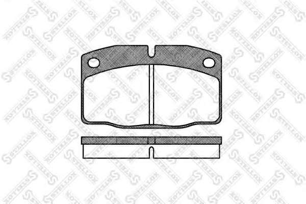 Комплект тормозных колодок, дисковый тормоз