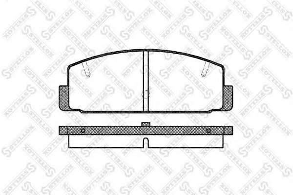 Комплект тормозных колодок, дисковый тормоз