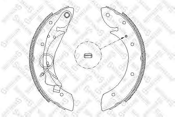 Комплект тормозных колодок
