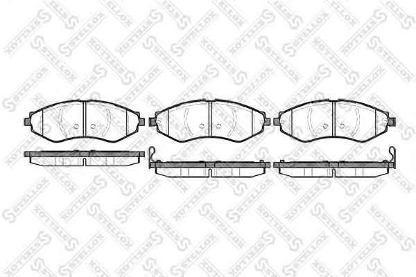 Комплект тормозных колодок, дисковый тормоз
