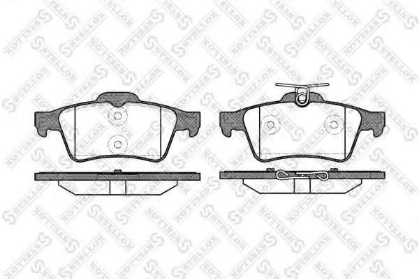 Комплект тормозных колодок, дисковый тормоз