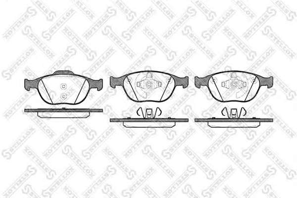 Комплект тормозных колодок, дисковый тормоз