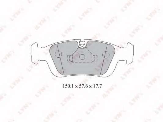 Комплект тормозных колодок, дисковый тормоз