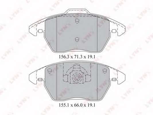 Комплект тормозных колодок, дисковый тормоз