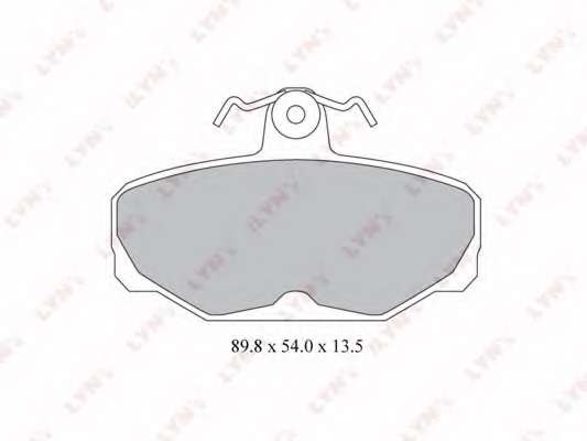 Комплект тормозных колодок, дисковый тормоз