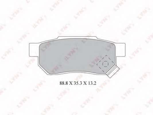 Комплект тормозных колодок, дисковый тормоз