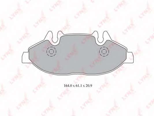 Комплект тормозных колодок, дисковый тормоз