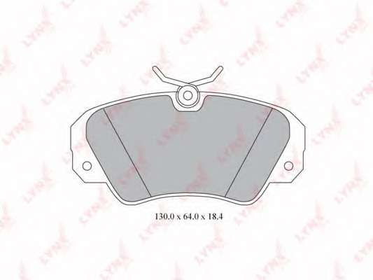 Комплект тормозных колодок, дисковый тормоз