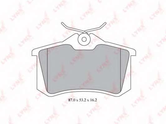 Комплект тормозных колодок, дисковый тормоз