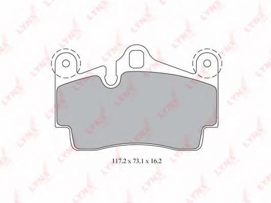 Комплект тормозных колодок, дисковый тормоз