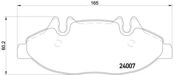 Комплект тормозных колодок, дисковый тормоз