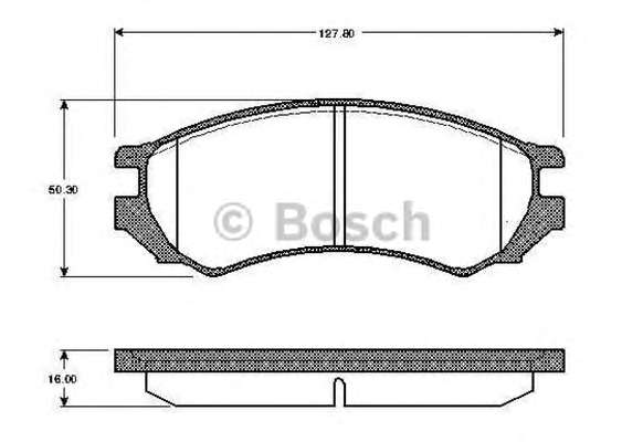 Комплект тормозных колодок, дисковый тормоз