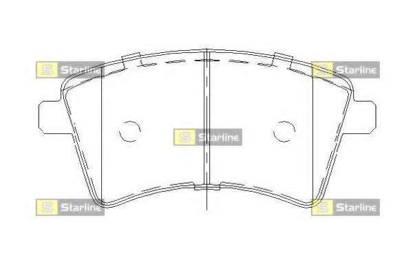 Комплект тормозных колодок, дисковый тормоз