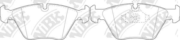 Комплект тормозных колодок, дисковый тормоз