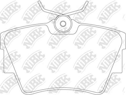 Комплект тормозных колодок, дисковый тормоз