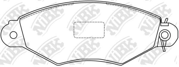 Комплект тормозных колодок, дисковый тормоз