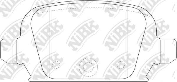 Комплект тормозных колодок, дисковый тормоз
