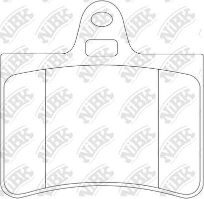 Комплект тормозных колодок, дисковый тормоз