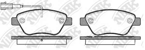 Комплект тормозных колодок, дисковый тормоз