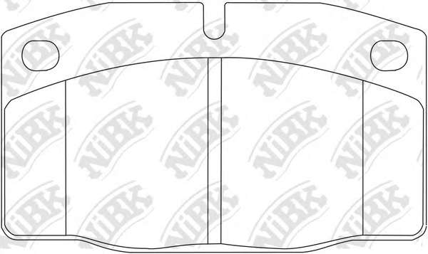 Комплект тормозных колодок, дисковый тормоз