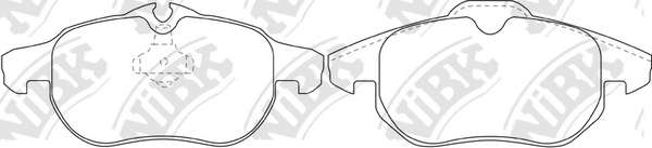 Комплект тормозных колодок, дисковый тормоз