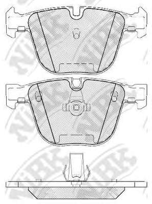 Комплект тормозных колодок, дисковый тормоз