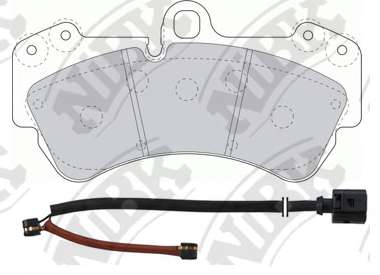 Комплект тормозных колодок, дисковый тормоз