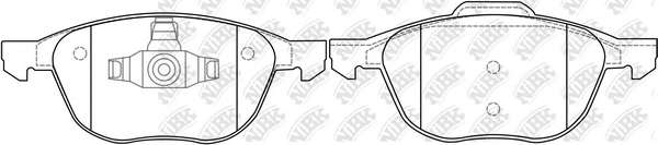Комплект тормозных колодок, дисковый тормоз