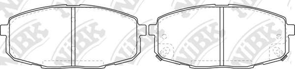 Комплект тормозных колодок, дисковый тормоз