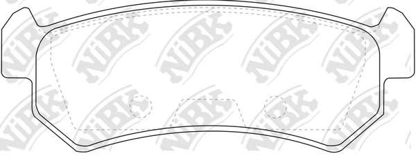 Комплект тормозных колодок, дисковый тормоз