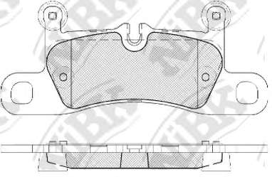 Комплект тормозных колодок, дисковый тормоз