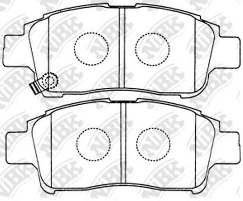 Комплект тормозных колодок, дисковый тормоз