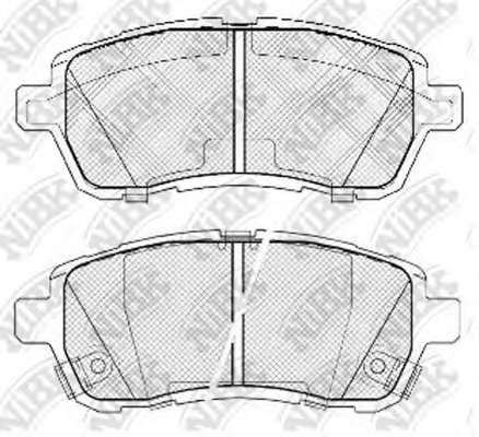 Комплект тормозных колодок, дисковый тормоз